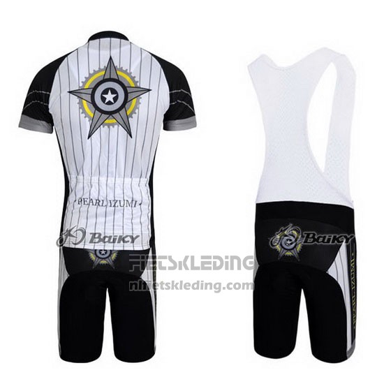 2010 Fietskleding Pearl Izumi Zwart en Wit Korte Mouwen en Koersbroek